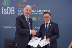 ITFC CEO Eng. Hani Salem Sonbol and Deputy Minister of Finance of the Kyrgyz Republic Mr. Baigonchok