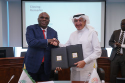 Prof. Benedict Oramah, President of Afreximbank and Eng. Hani Salem Sonbol ITFC CEO(2).JPG